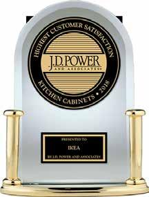 CUSTOMER SATISFACTION AND LIMITED WARRANTY IKEA SEKTION Kitchen cabinets were ranked Highest in Customer Satisfaction with Kitchen Cabinets for 2018 by J.D. Power.