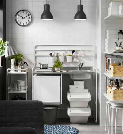 IKEA KITCHENS KNOXHULT kitchen KNOXHULT comes in pre-packaged modules that you can arrange the way you prefer.