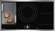200 Series Gas Cooktop VG 295 Impresses with up to 17kW on five burners, automatic fast ignition and electronic flame monitoring ensuring maximum