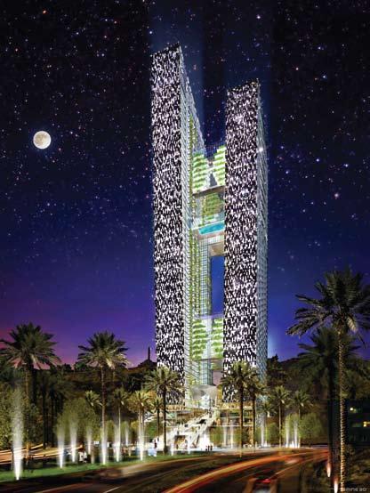 25 Reshaping the skyline of Jordan s capital with its distinctive split towers separated by a soaring shaft of space and light, Sanaya Amman will be an architectural wonder and an icon of luxury