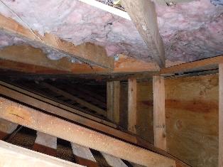 Ceiling and Attic Attic insulation and pony wall Leaky recessed can light Current Conditions Observed by Your home has a combination of vented attic space and flat cathedral ceilings.