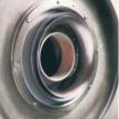 MULTISTAGE SHROUDED IMPELLERS FLEXIBLE COUPLING Two-dimensional shrouded cast aluminum impellers are balanced individually and keyed onto the shaft.