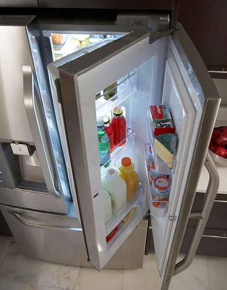 3-Door French Door Counter Depth Refrigerator Counter depth styling lends a sophisticated edge to this classic design. It offers generous 20.