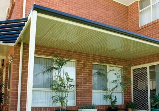 INVEST IN MARKET LEADING QUALITY Available in a wide range of high gloss colours to complement your home, the Stratco Outback features the sturdy Outback Deck, a steel roofing sheet with a clean,