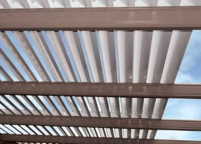You can even embellish your pergola with optional profiled beam ends.