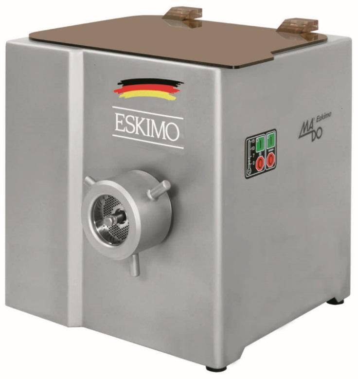 ESKIMO MEW 614 - H82 Refrigerated Grinder 400V, 50 Hz, three-phase, 1,5 kw, 16 A inert Cutting set Unger H82, consisting of: Sickle ring knife, stainless
