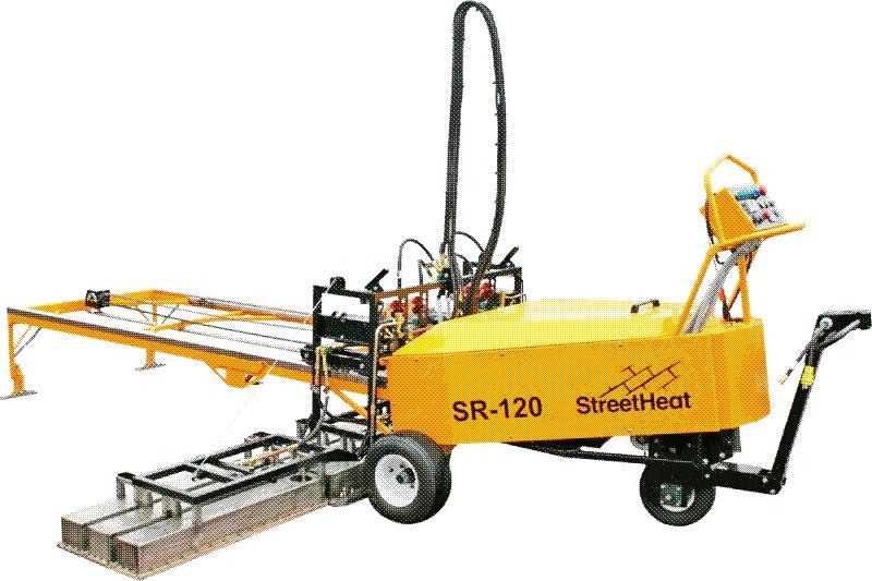 StreetHeat StreetPrint Equipment StreetHeat SR-120, SR-60 and SR-20 Pavement Heaters The purchase of StreetHeat equipment is the initial step in becoming an