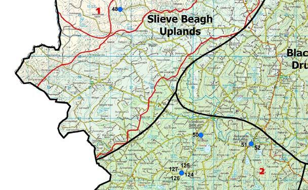 Slieve Beagh Uplands LCA. LCTs 1. Blanket Bog 4.