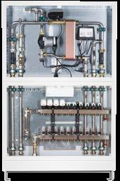 Heating: HT flow (to fresh hot water and heating module) 3.