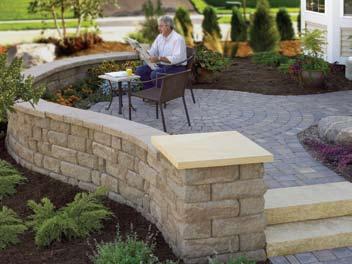 Accent patio designs with the Highland