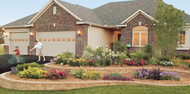 Let the Aspen Stone retaining wall system give your yard a