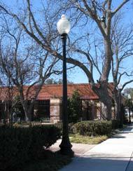 Recommendation: Provide street and sidewalk lighting The city has already identified a pedestrian-scale street lighting within the district.