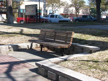 Recommendation: Provide appropriate seating The more activity within the district, the more need for adequate seating for pedestrians.