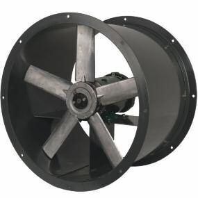 IN-LINE FANS ADD DIRECT DRIVE TUBEAXIAL FANS FEATURES & BENEFITS Spark resistant, cast aluminum airfoil axial impeller Aerodynamically efficient performance Factory set adjustable pitch impeller