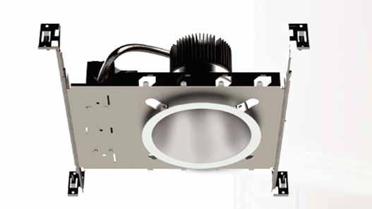 Generator Transfer Device /CR6L53BBF All Black /CR6L53CW Clear Specular Reflector/ P-CR671W White, 6" 6" IC Fire Rated Soft Even Lumen Distribution 90