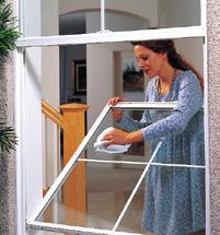 If possible, avoid washing windows in direct sunlight. Use a mixture of mild dish soap and water to gently clean the glass.