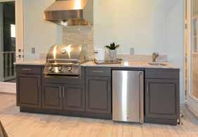 cabinets - Granite countertop - Steel sink STAIRS Solid wood treads