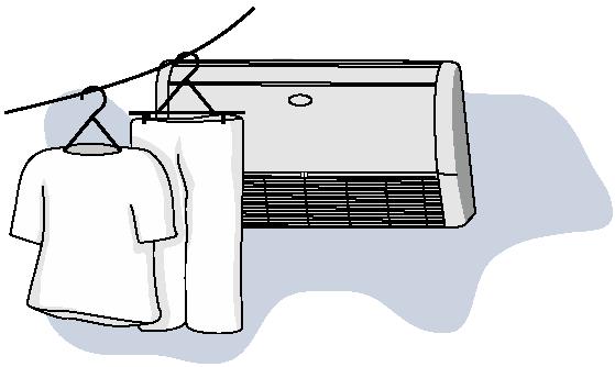 Do not obstruct the air discharge of any of the indoor and outdoor unit.
