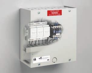 Factory Fitted Options Dual Output Options - Separate circuits on maintained systems for non-maintained and maintained luminaires/exit signs - Suffix - MNM 3 Phase Failure Monitor - Detects phase