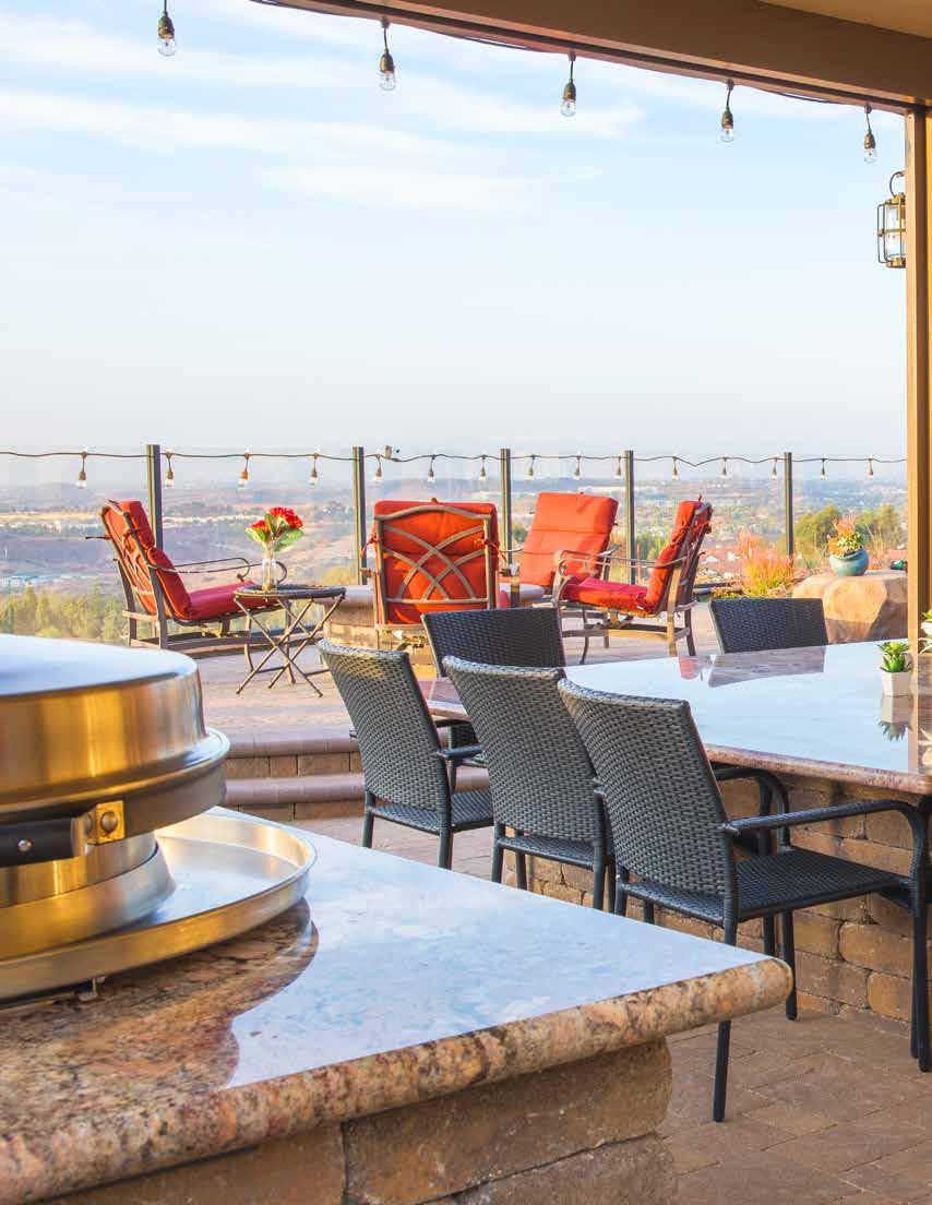 2018 SUMMER MENU TRENDS Installing a dazzling new patio or outdoor dining area is just the beginning.