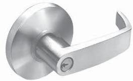 Specifications 65G05 Shown KL Design Rose: K Wrought Lever: L Cast 4-7/8" (124mm) 2-3/8" (60mm) +/- 3/8" (10mm) 3-3/8" (86mm) A standard duty key-in-lever lock designed to exceed the requirements of