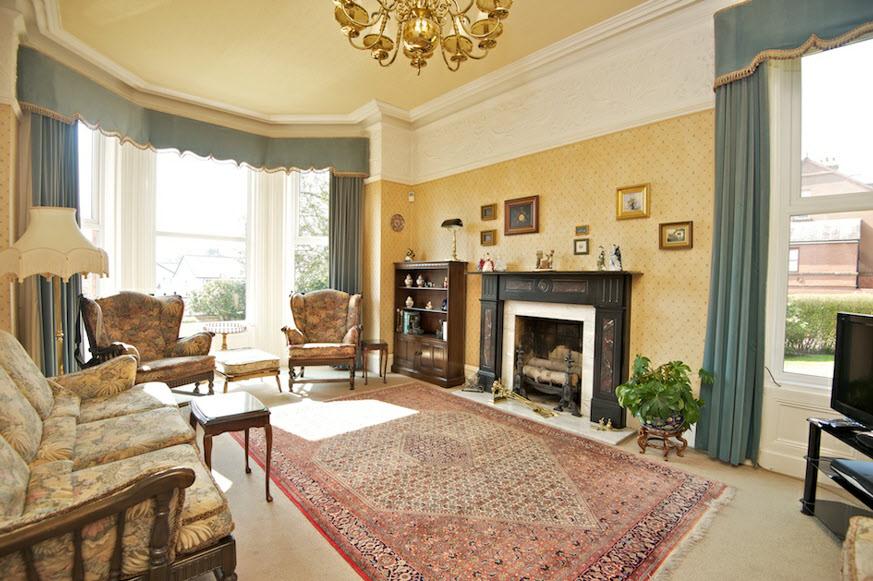 The Property Comprises: Double doors with glazed fan lights. ENCLOSED ENTRANCE PORCH: Cornice ceiling, original mosaic tiled floor.