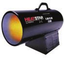 737 U 18 TE 18 in Screw 1/8 hp HEATING EQUIPMENT Forced Air Heaters Portable Kerosene Forced Air Heaters Heater shuts off with the loss of flame or power supply. Heavy duty, high output fan.