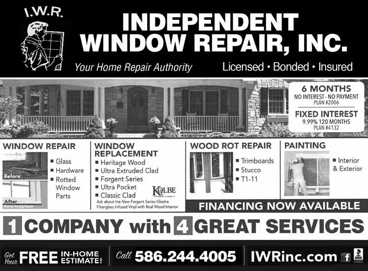 Windows (continued) SUPERIOR GLASS BLOCK & EGRESS WINDOWS www.superioregress.com Your Egress Window System Company!... 734-354-9270 See display ad on page 13 TIMAS HOME IMPROVEMENT www.