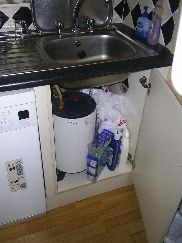 Hot water for sinks and the canteen is provided by electric under sink heaters (figure 3.6). Figure 3.