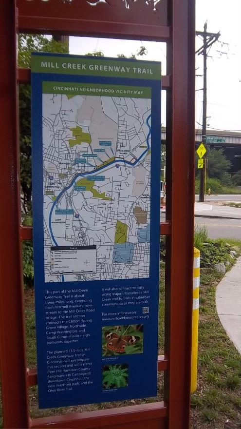 Integrate public art and signage to promote watershed awareness at greenway and