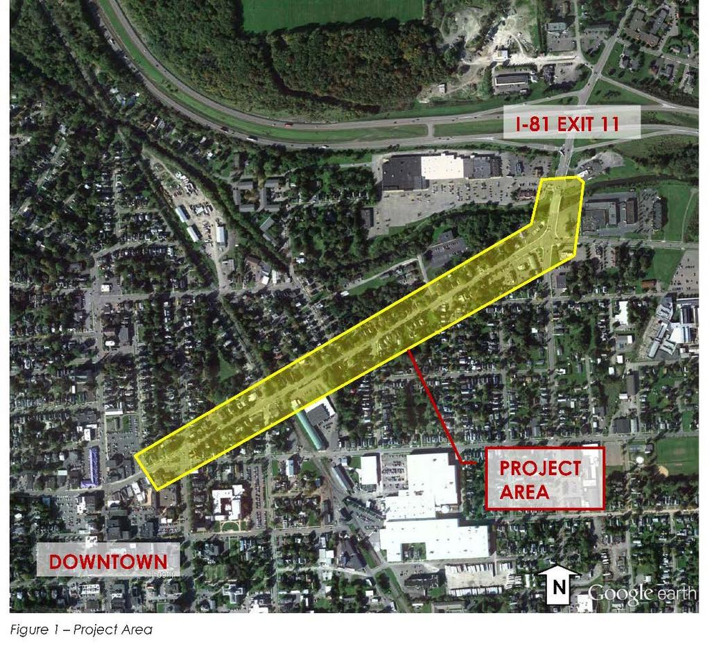 Previous Planning: Clinton Avenue Corridor Enhancements (2012) City initiated streetscape enhancement initiative focused on Clinton Avenue and Northeast