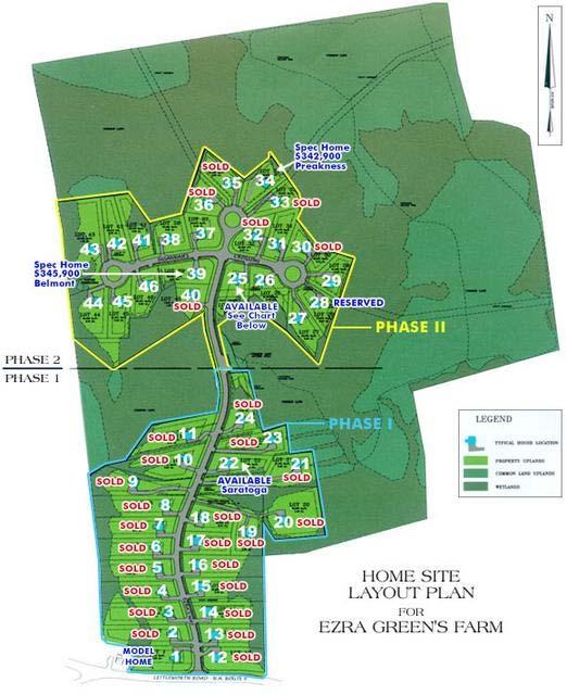 Examples Ezra Green s Farm Dover, NH 46 homes grouped on 40% of