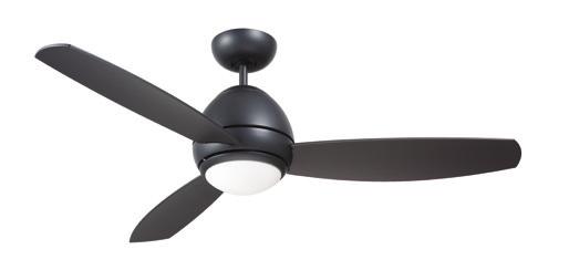 6 Airflow Efficiency Cubic Ft Per Min. Per Watt See 2016 Emerson Ceiling Fans Catalog, pg 40, or emersonfans. com for more options and details.