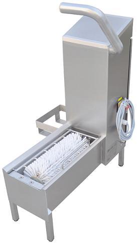 NON-PASSING SOLES CLEANING MACHINE 12.0100.14 The machine is designated for single soles cleaning when entering into or going out of working areas.