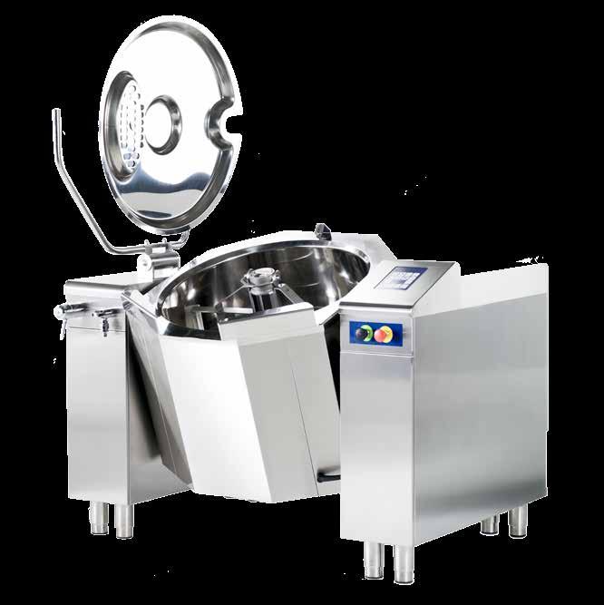 AUTOMATED CONTROL INCREASES PRODUCTIVITY The function of automated food processing makes the Soupper Kettle easy to use and very cost-efficient.