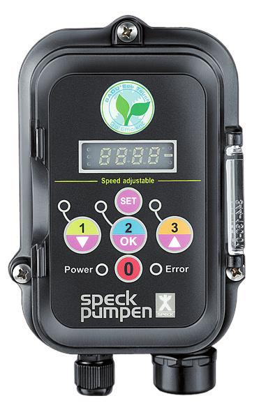 5.3 ECO-PRO OPERATION (VARIABLE SPEED PUMP) 5.3.1 The Eco-Pro (Variable Speed Pump) has three default speed settings Low (1), Medium (2) and High (3) Speed RPM Application Low Speed 1900 This speed