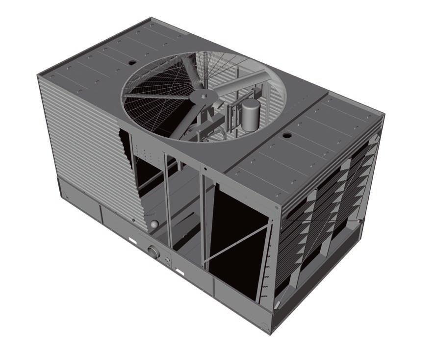 1 SERIES 3000 COOLING TOWER Unit Operation and Storage Fan Guard Top Water Inlet BALTIDRIVE Power Train Fan Deck Hot Water Basin and Cover Casing Air Intake Louvers Make-up Valve Adjustable Float