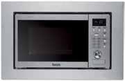 BMM204SS 20 Litre Built-in Microwave Oven 5 Power levels 8 Auto-programmes Microwave output: