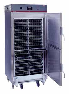 BASKET RETHERM CABINETS RTB SERIES FOR PRE-PACKAGED FOOD - ROLL-IN BASKET DOLLY Precision engineered heat duct system for optimal air flow and even heating Versatile rethermalization capability for a
