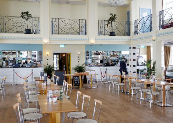 Southern Pavilion, Worthing Pier Situated at the head of the pier, this 1930s nautical style pavilion has been the subject of a major conversion, opening up the previously introverted night club and