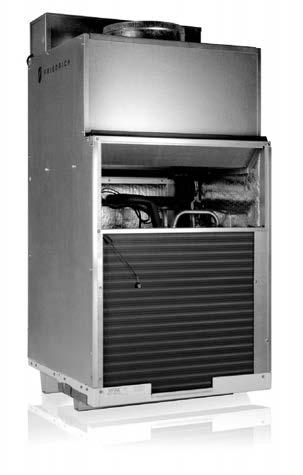 3" on 9,000 18000 Btu models, and.4" on 24000 Btu models. Wall plenum allows chassis to be inserted 2 3 /8" into plenum, thereby minimizing closet dimensions.