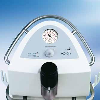 SILENT SURGICAL ASPIRATOR FOR MORE PERFORMANCE IN THE OPERATING THEATRE TWISTA SP 1070 Perfect performance: Modern surgery poses high demands on personnel and equipment flexible application,