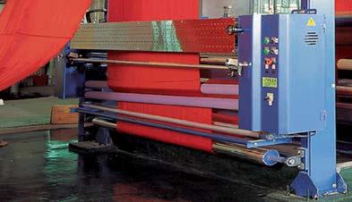 Fabric Entry Section Textar Guider - Screw expander roller spreads and