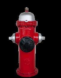 provide dry-top hydrant Superior Design Sealed Nozzles Traffic Feature Two-Piece Barrel Flange