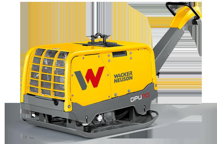 DPU110 Reversible Vibratory Plates DPU110: Uncompromisingly functional The most powerful vibratory plate with center pole on the market comes from Wacker Neuson - the specialist in matters of