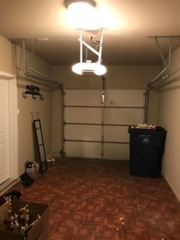 1. Condition Garage Walls and ceilings appeared in good condition overall. Accessible outlets operate. Light fixtures operate overall. Flooring is concrete, visible portions in good condition overall.