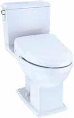www.totousa.com 41 WASHLET + TWO-PIECE TOILETS CONNELLY WASHLET+ COMPATIBLE OPTIONS MW4943054CEMFG(A)#01-1.28 GPF / 0.