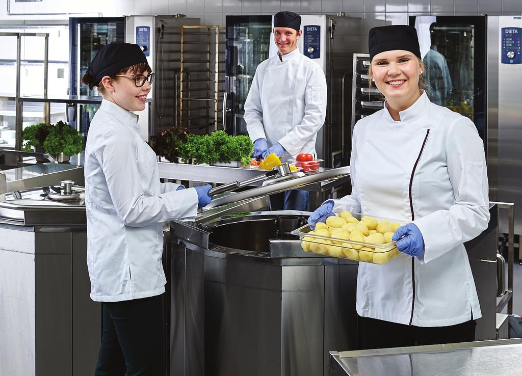 Intelligent Dieta kettles Dieta Group is a Finnish group of companies specialised in providing professional kitchens, restaurants and the food industry with innovative technologies, products and