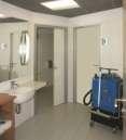 WC, public showers, barracks, ferries, cruise ships, airports, railway stations, fitness