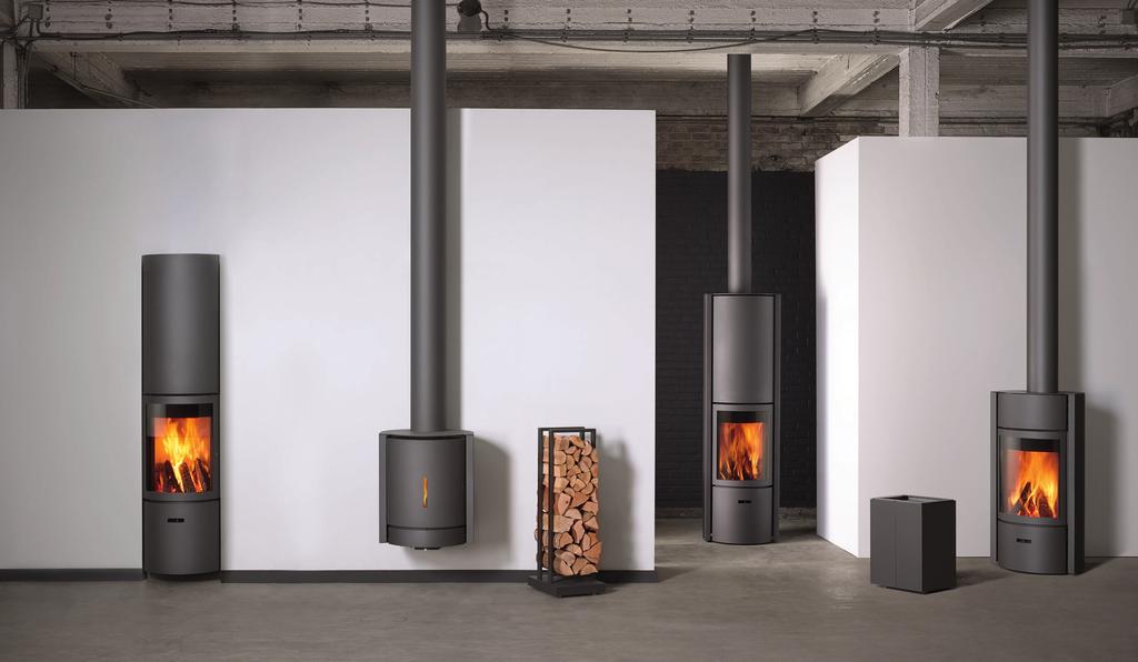 STÛV 30 - RANGE INNOVATION COMES FULL-CIRCLE Available for Stûv 30 and Stûv 30 High, an optional swivel base enables your fireplace to rotate 360, letting you direct the heat however you wish and